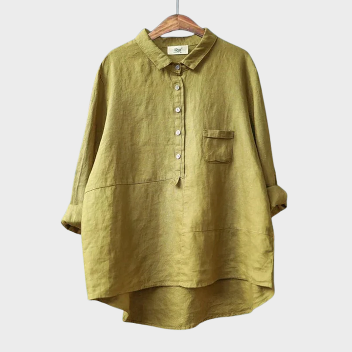 ELVIE | Blusa Linne Elegante para el Verano