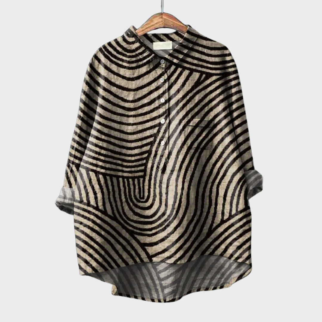 LEA | Elegant Summer Linen Blouse