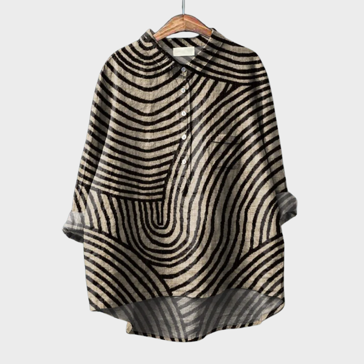 LEA | Elegant Summer Linen Blouse