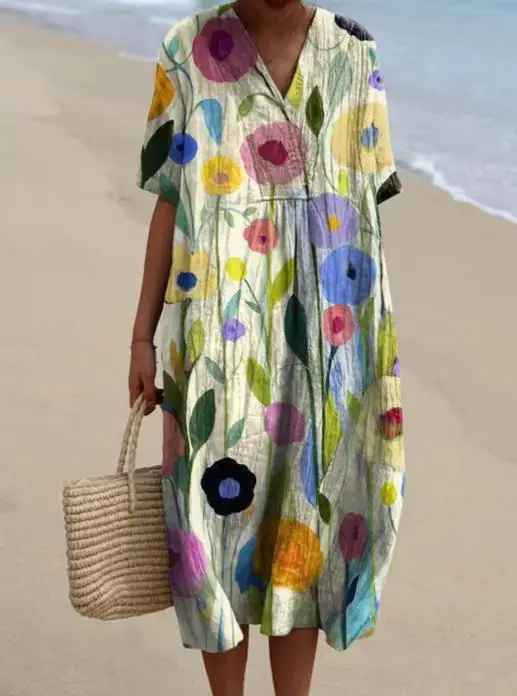 Fenna | Summer Breeze Printed Dress