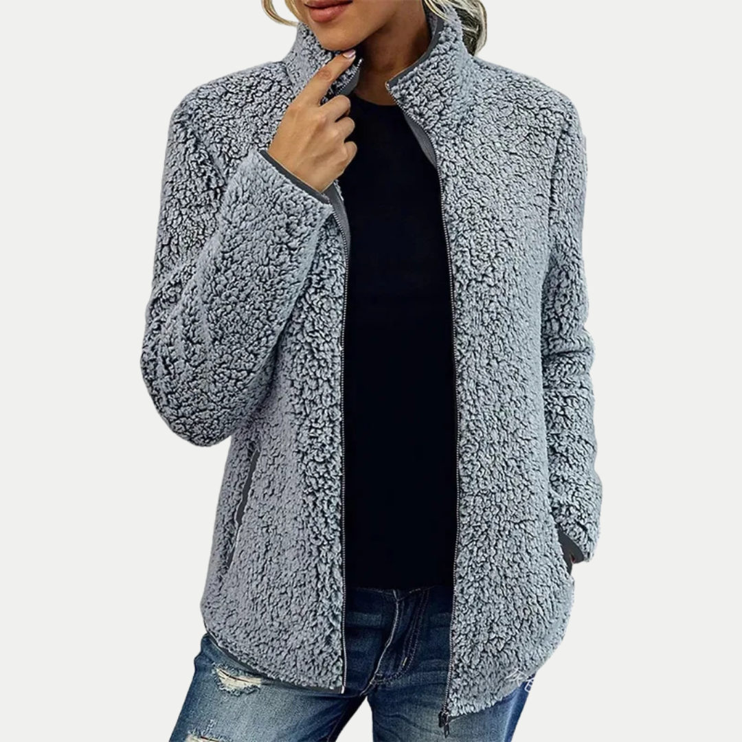 Elviera | Elegant Casual Fleece Jacket