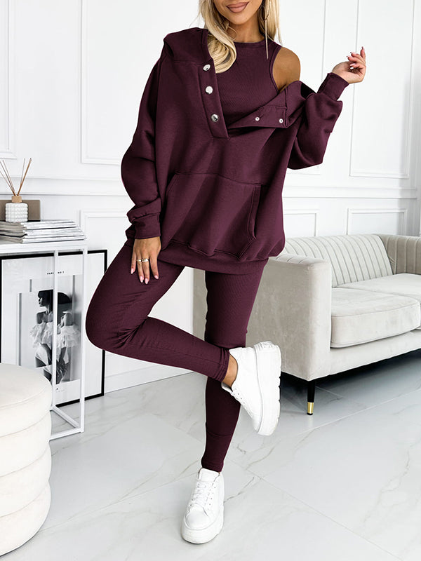Sophie | Three-Piece Sweatshirt Set