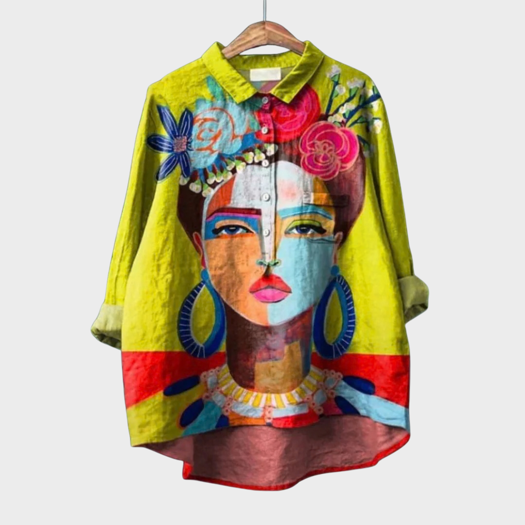 NORA | Elegant Summer Linen Blouse