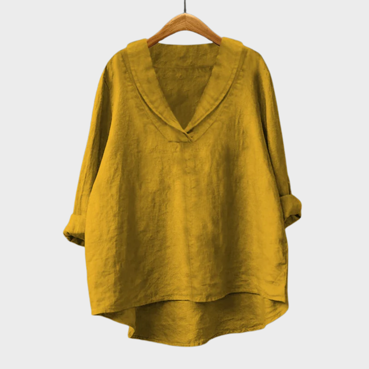 SAMIRA | Elegante Camisa de Verano en Lino