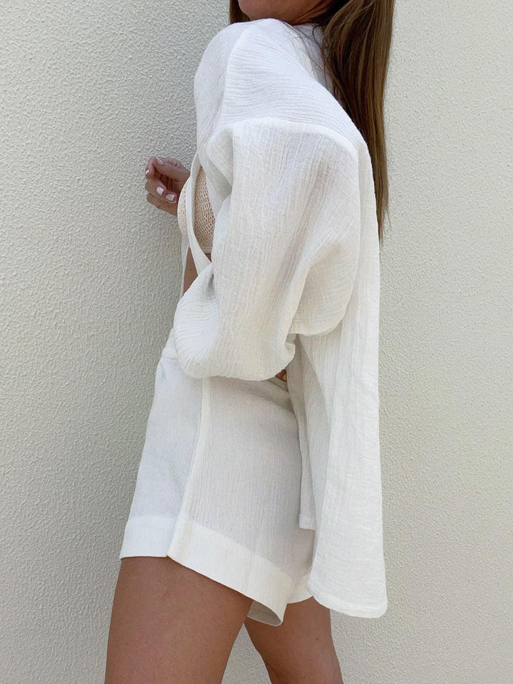 Lila | Cotton Shorts Set