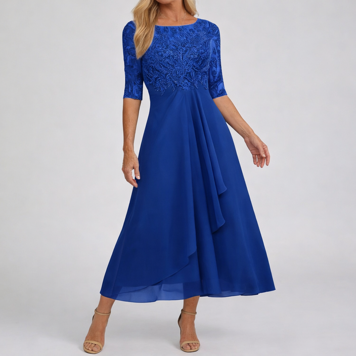 ZARIA™ | Lace Midi Dress Effortless Elegance