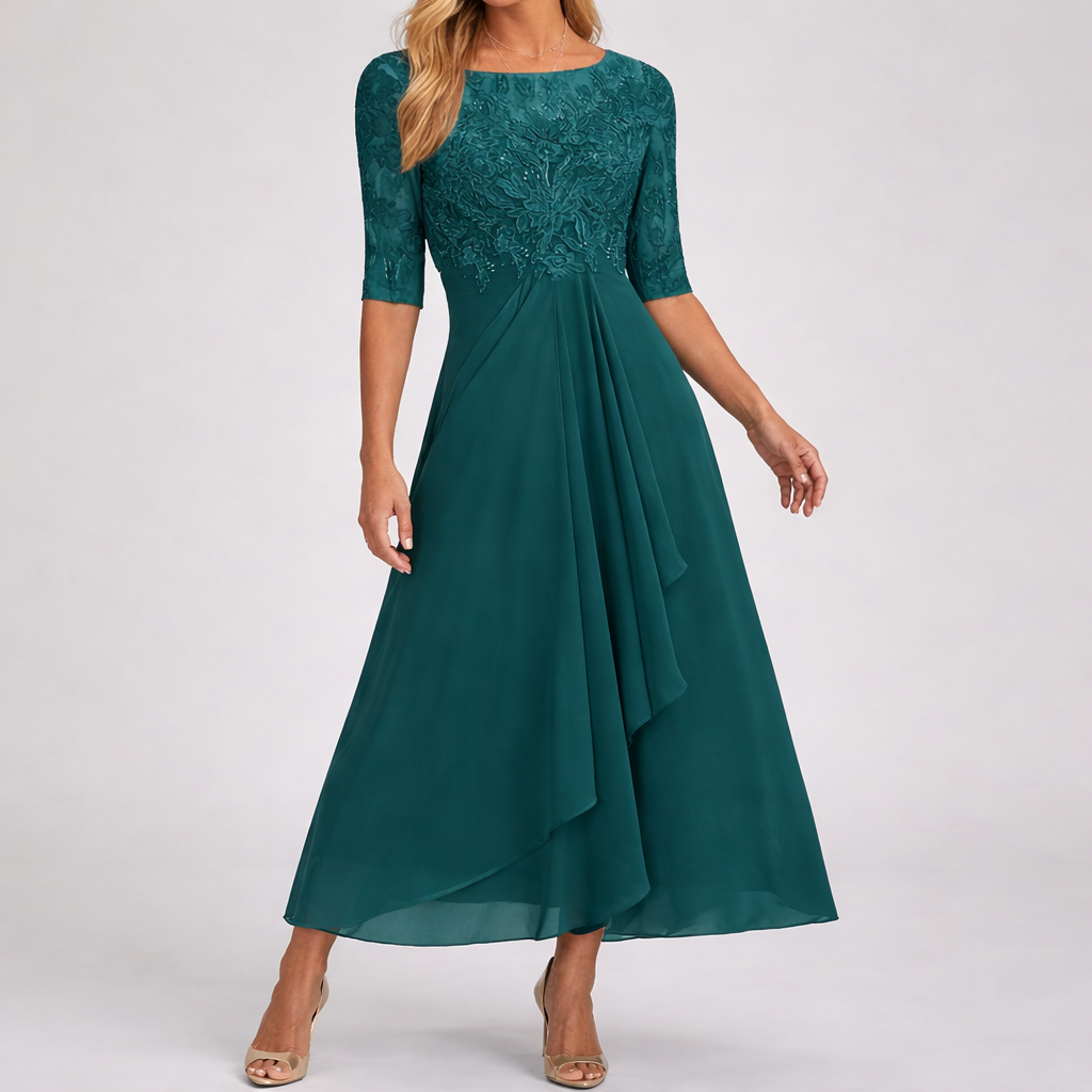 ZARIA™ | Lace Midi Dress Effortless Elegance