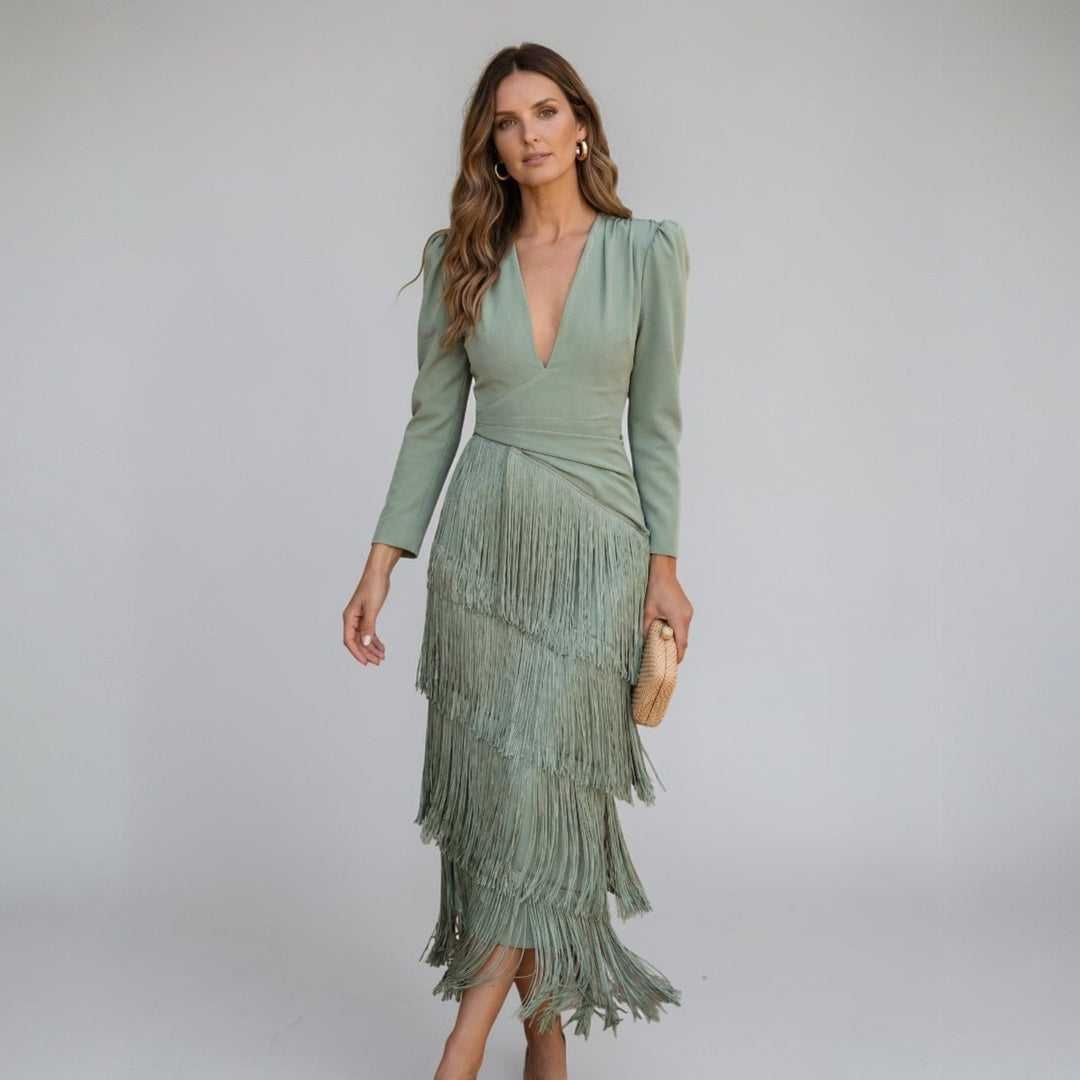 Sofia | Dress with Fringe