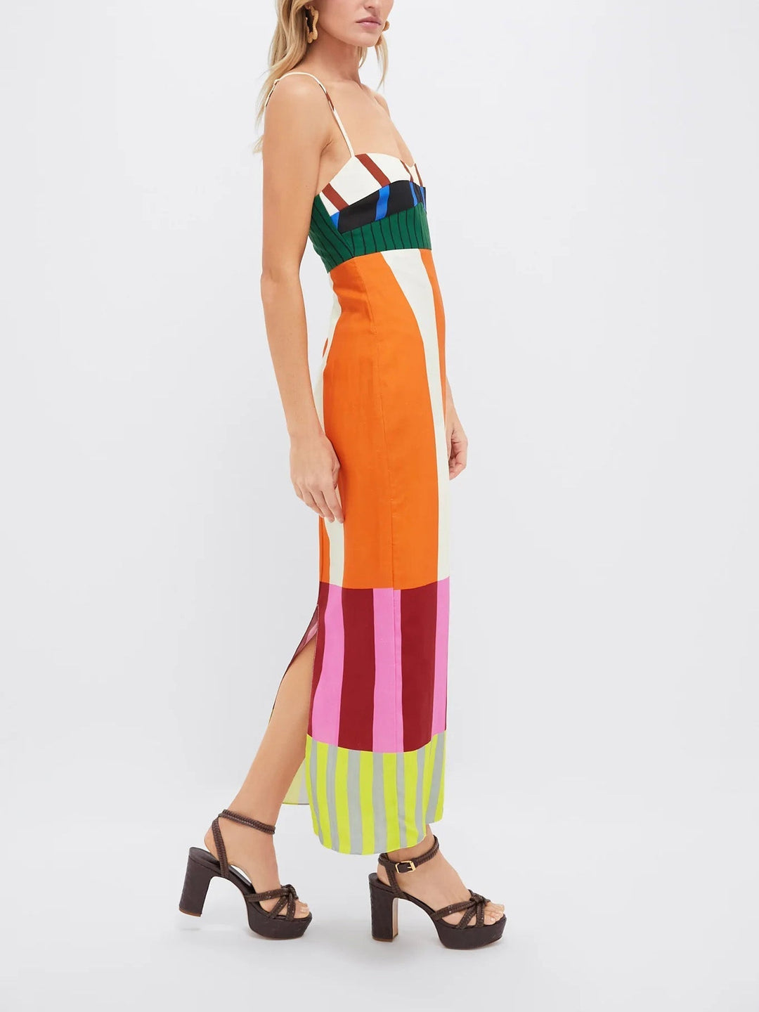 Paloma | Colorful Striped Maxi Dress