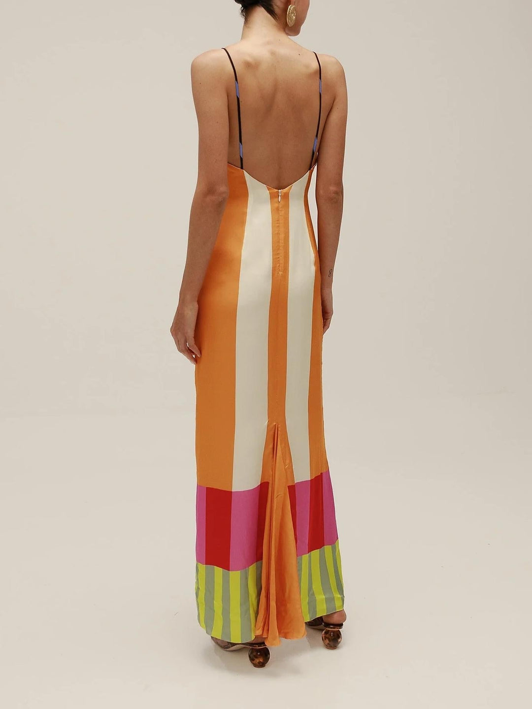 Paloma | Colorful Striped Maxi Dress