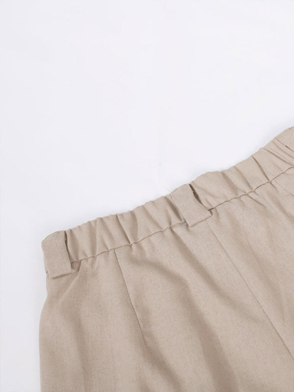 Lila | V-neck Pleated Wide-leg Pants Suit