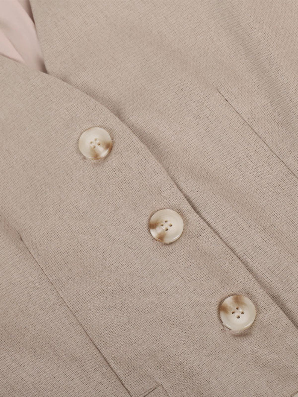 Lila | V-neck Pleated Wide-leg Pants Suit