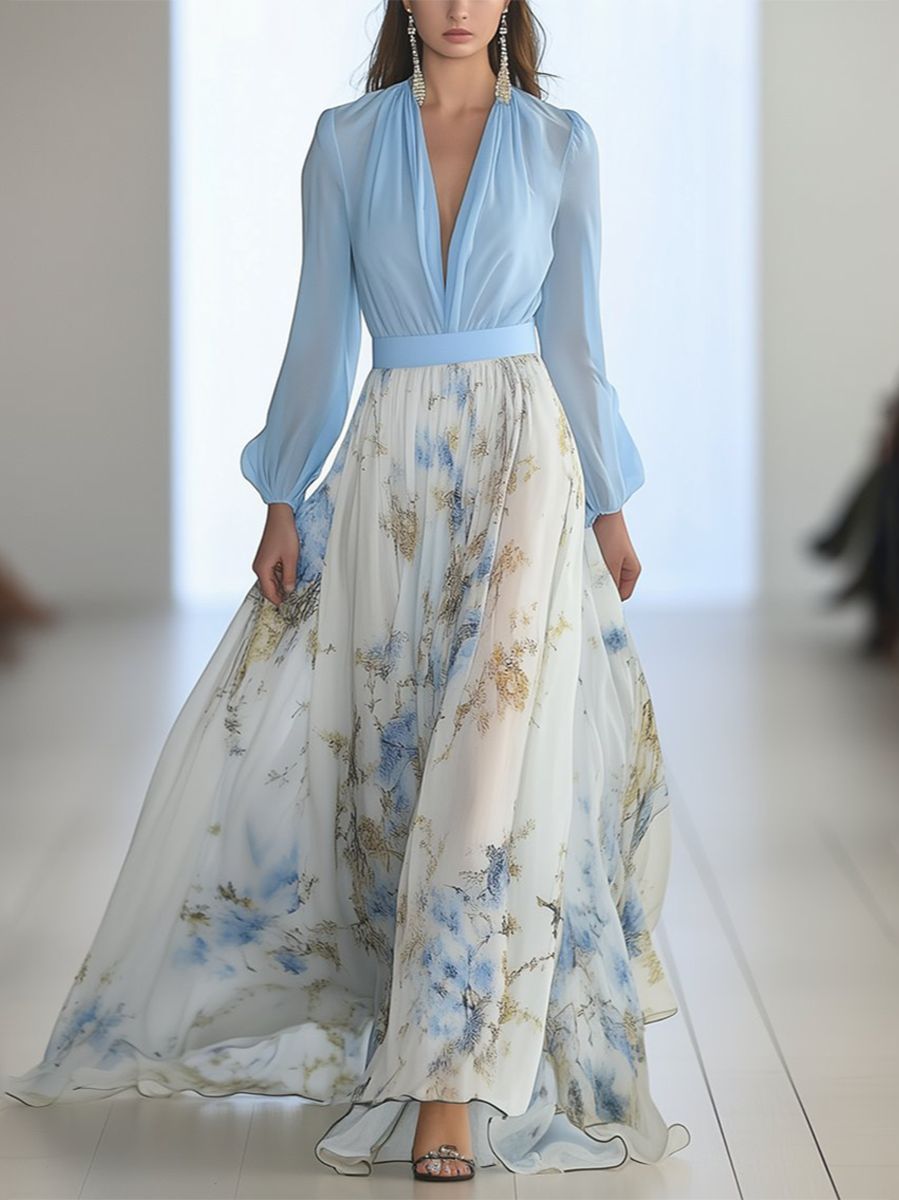 Abigail | Maxi Dress with Dazzling Floral Print