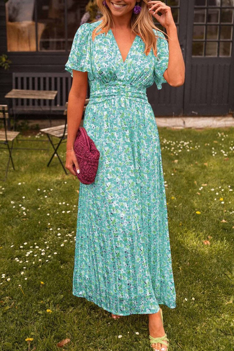 Lyra | Elegant Maxi Dress With Flowers