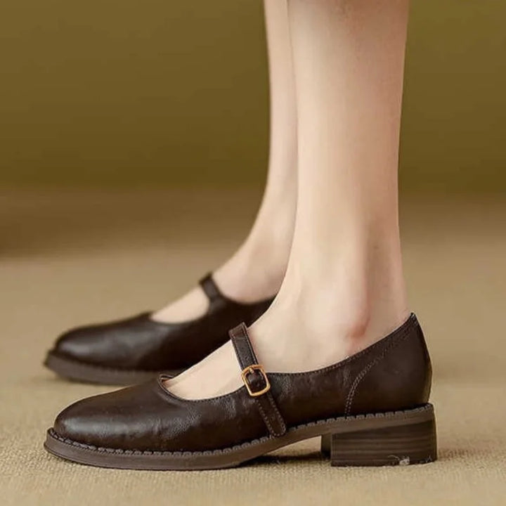 NINA™ | Classic Comfort Mary Janes Made Of Leather