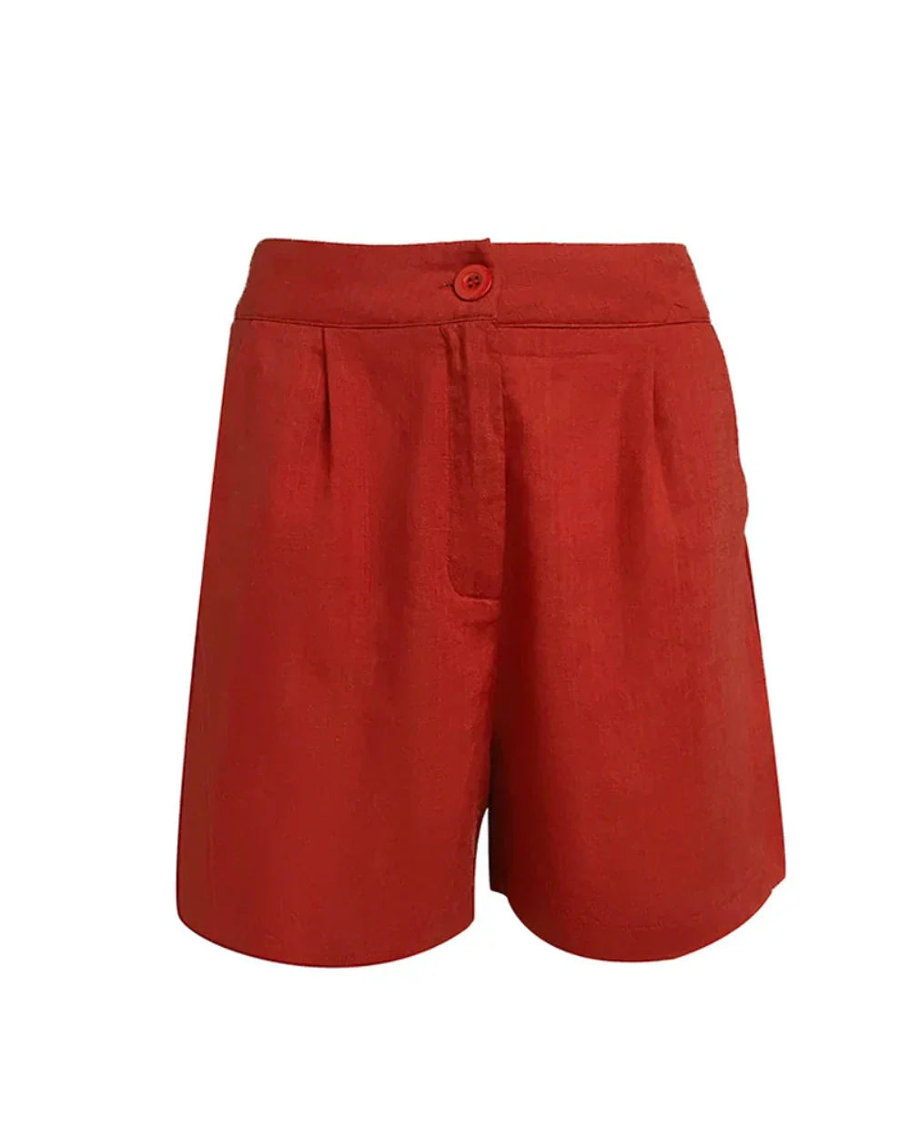 Lila | Linen V-neck Top and Shorts Set