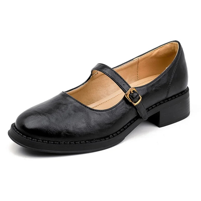 NINA™ | Classic Comfort Mary Janes Made Of Leather