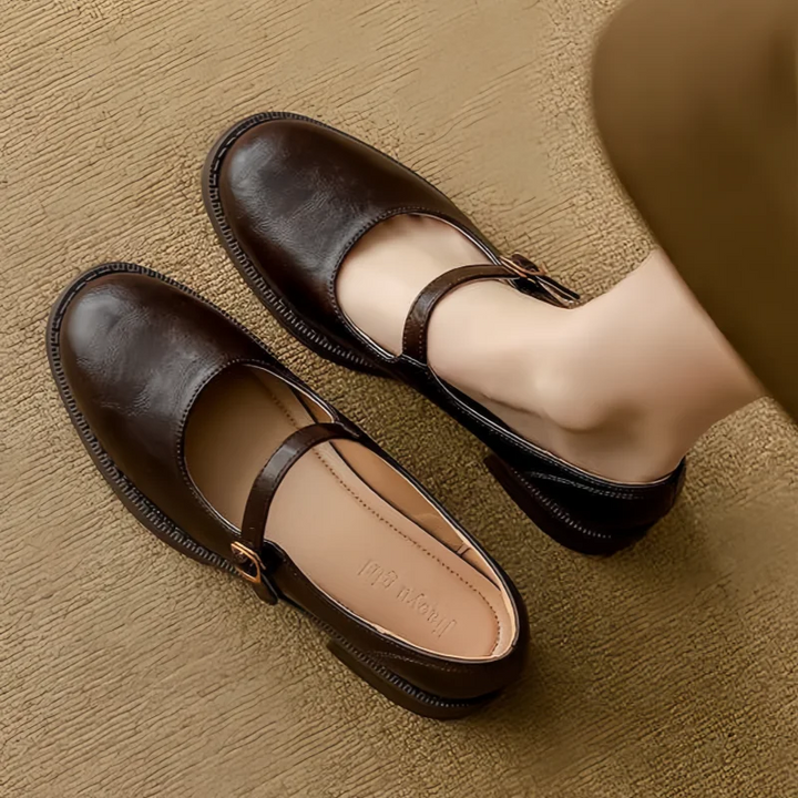 NINA™ | Classic Comfort Mary Janes Made Of Leather