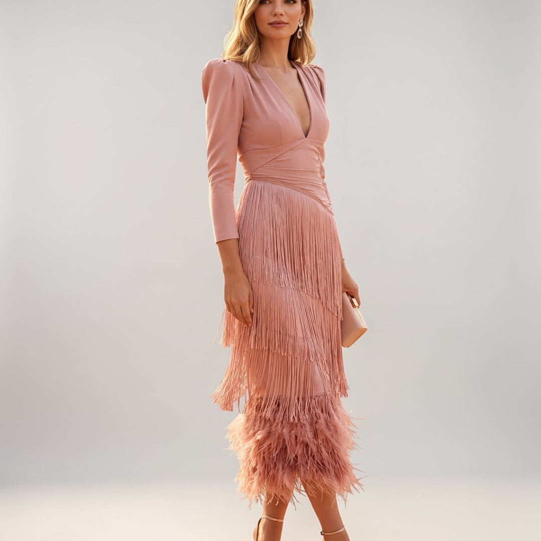 Sofia | Dress with Fringe