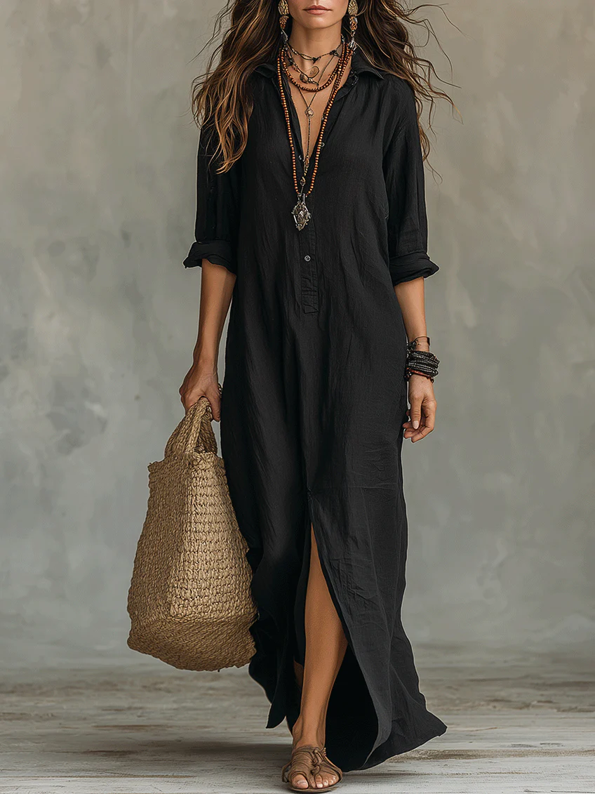 Saule™ - Effortless Maxi Dress Flattering Silhouette Versatile Everyday Wear