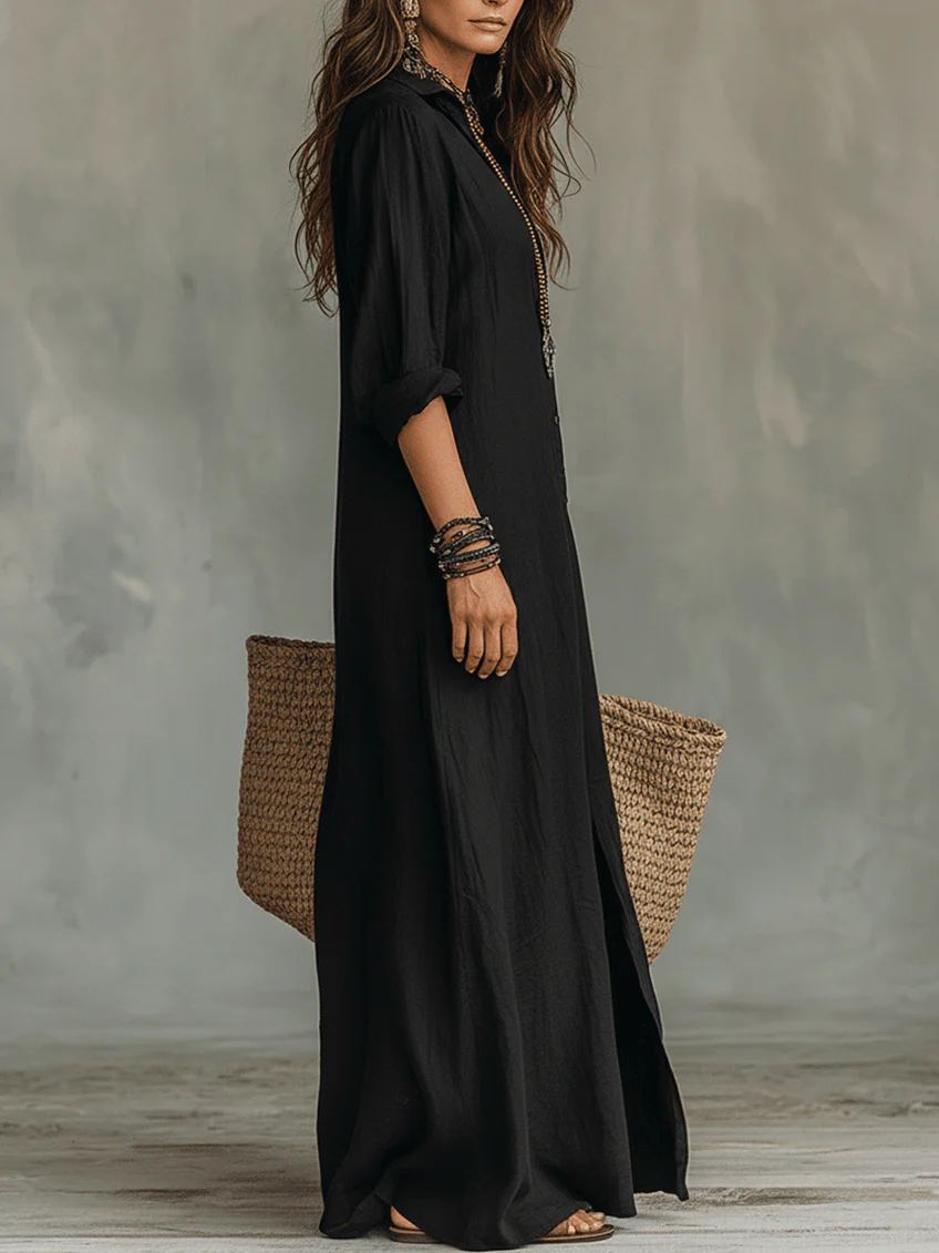 Saule™ - Effortless Maxi Dress Flattering Silhouette Versatile Everyday Wear