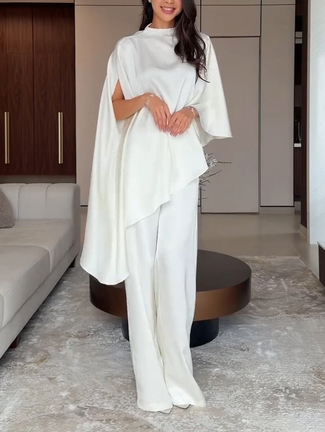 Samantha | Satin Top and Pants Set