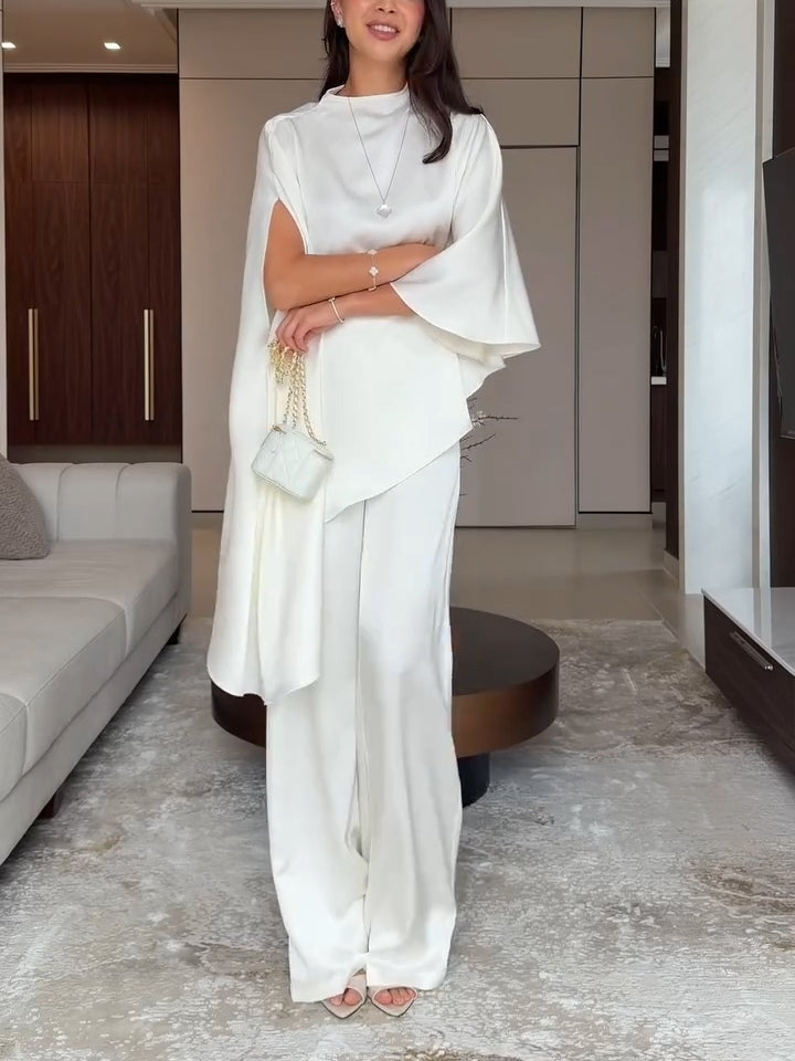 Samantha | Satin Top and Pants Set