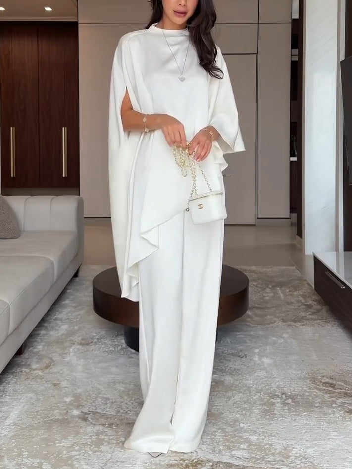 Samantha | Satin Top and Pants Set