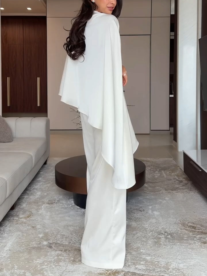Samantha | Satin Top and Pants Set