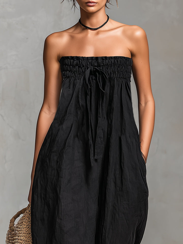 Lila | Strapless Jumpsuit