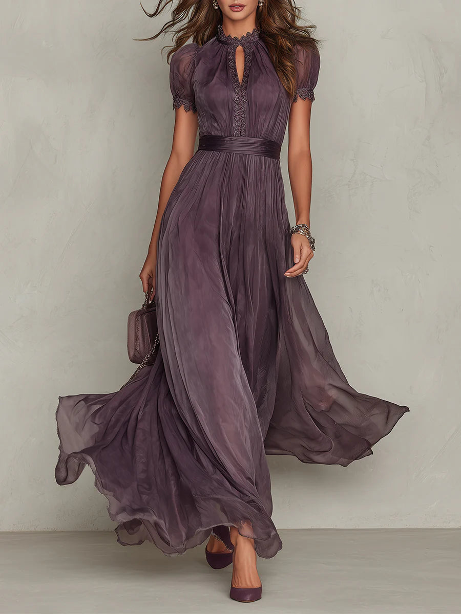 Ashley | Vintage chiffon long dress