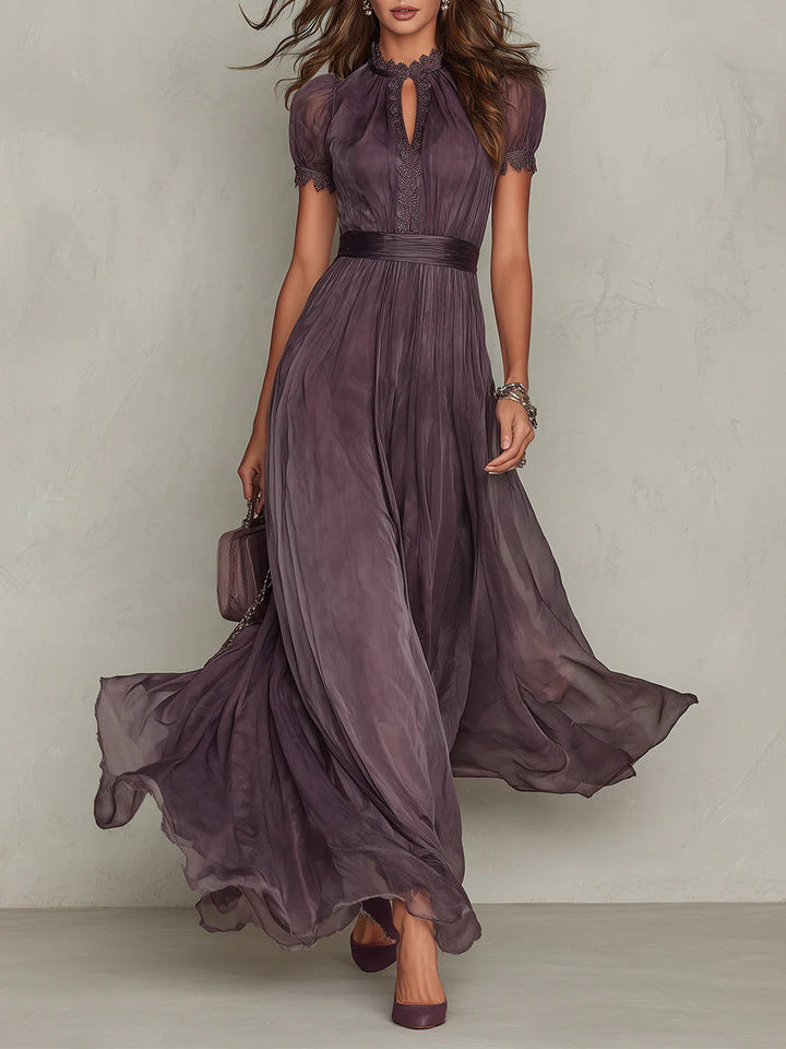 Ashley | Vintage chiffon long dress