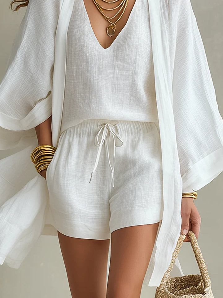 Sophie | Cardigan and Shorts Set