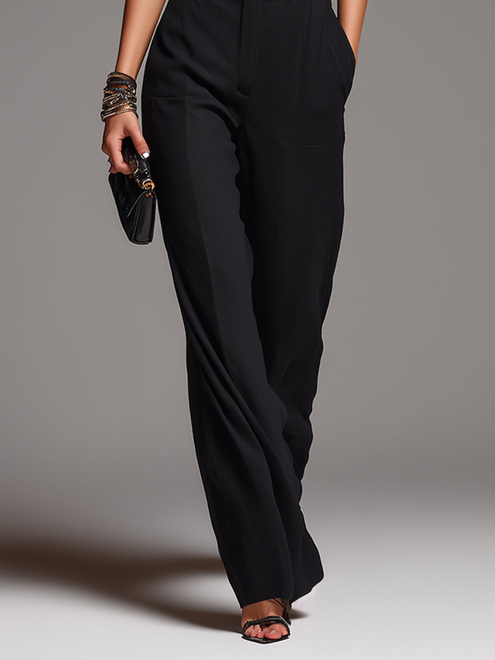 Celeste | Chiffon Blouse and Wide-Leg Pants Set