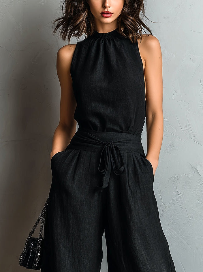 Lila | Halter Neck Vest Set