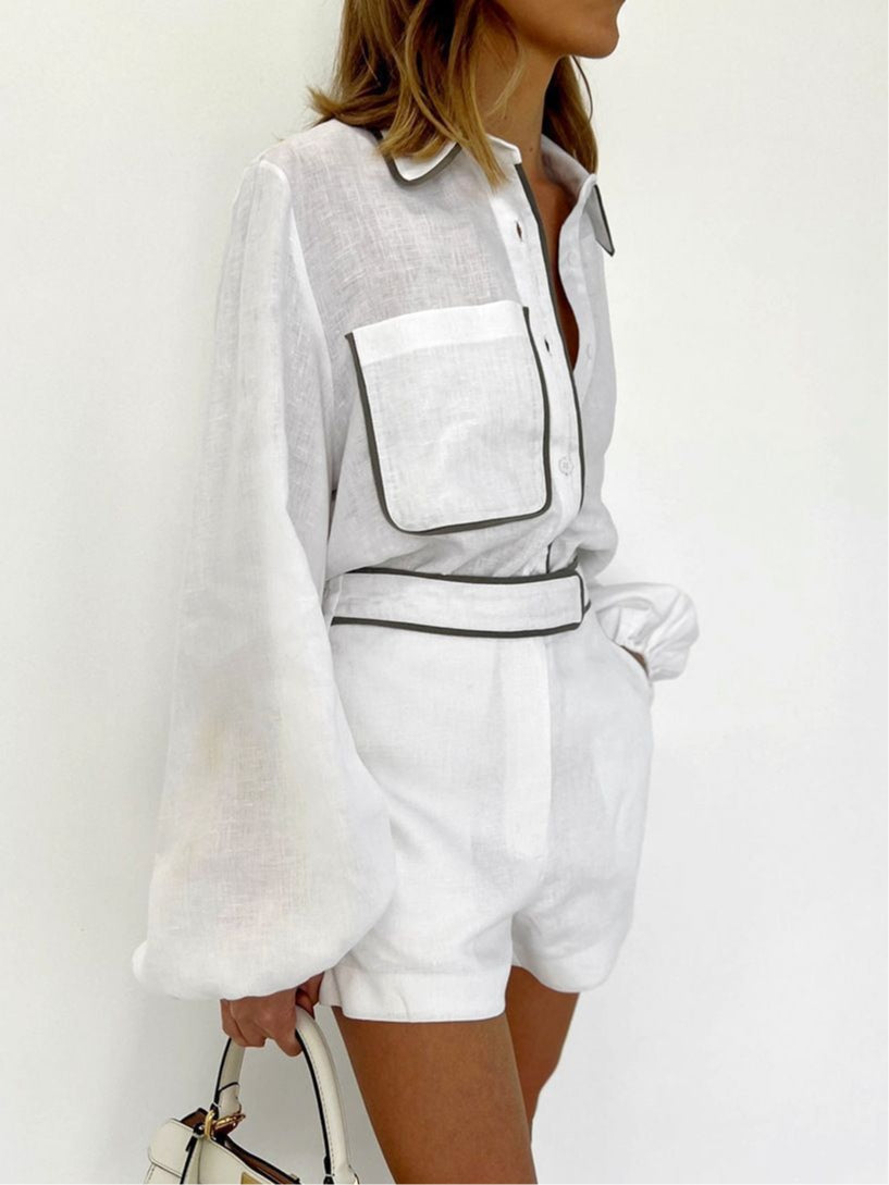 Dante | Cotton and Linen Two-Piece Set