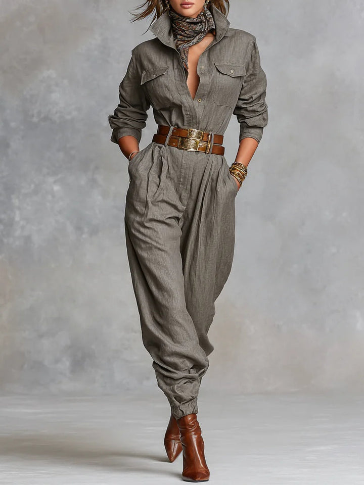 Liam | Cotton and Linen Jumpsuit