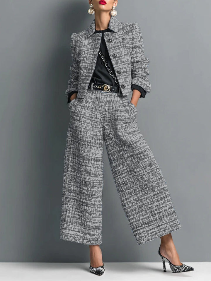 Tessa | Tweed Jacket and Pants Set