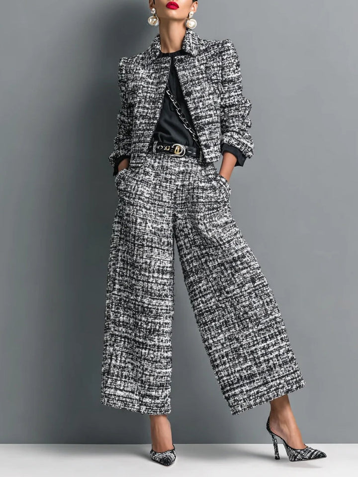 Tessa | Tweed Jacket and Pants Set