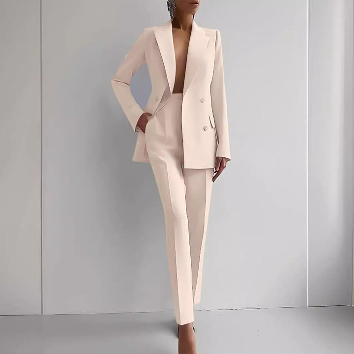 Sofia | Blazer & High Waist Pants Set