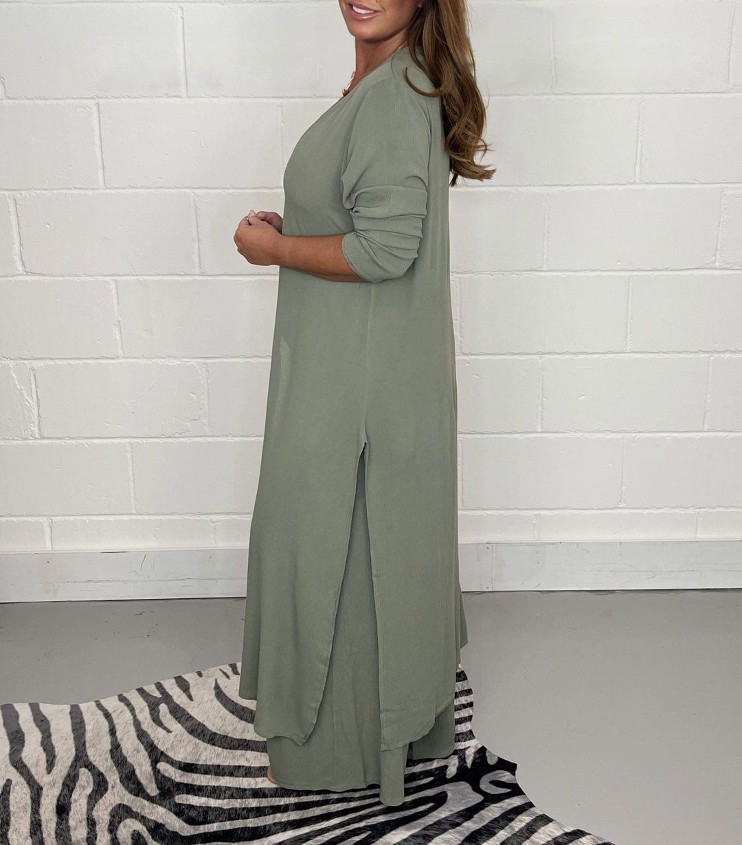 Sofia | Casual Long Top and Matching Pants Set