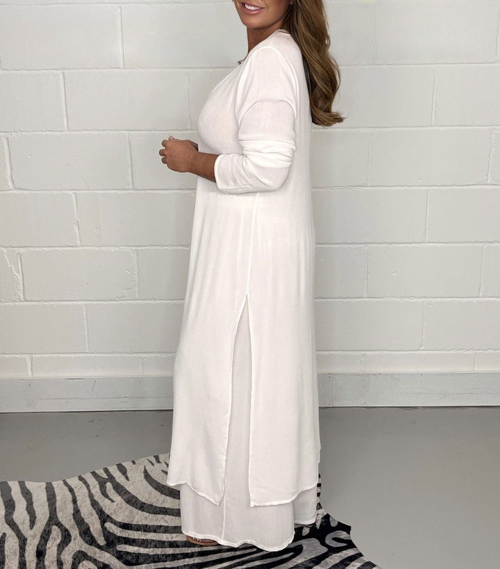 Sofia | Casual Long Top and Matching Pants Set