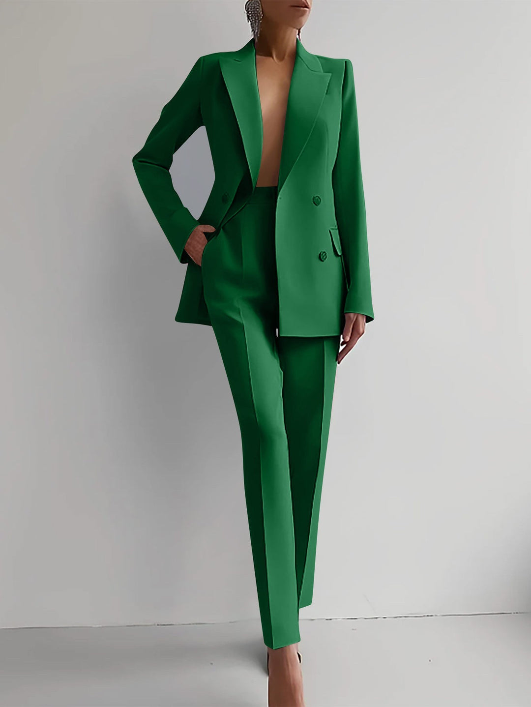 Sofia | Blazer & High Waist Pants Set