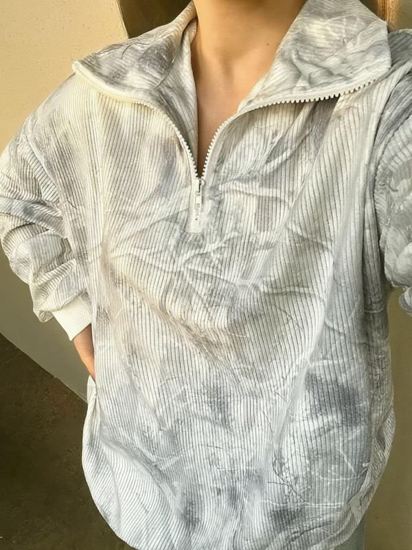 INGRID™ - Women’s Casual Zip-Up Front Leopard Print Sweatshirt Long Sleeve