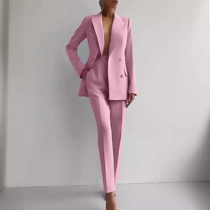 Sofia | Blazer & High Waist Pants Set