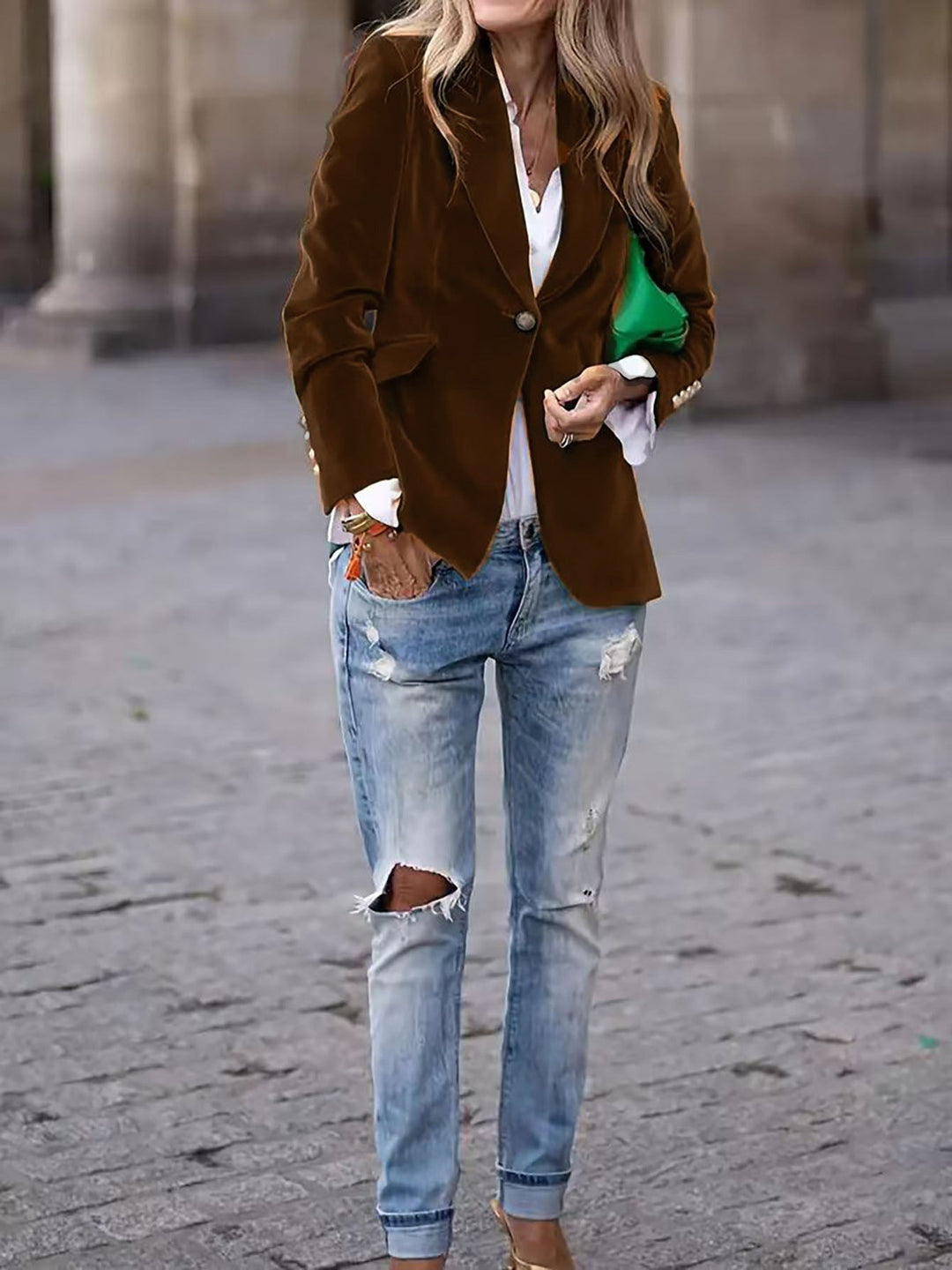 Vincent | Velvet Slim-fit Suit Jacket