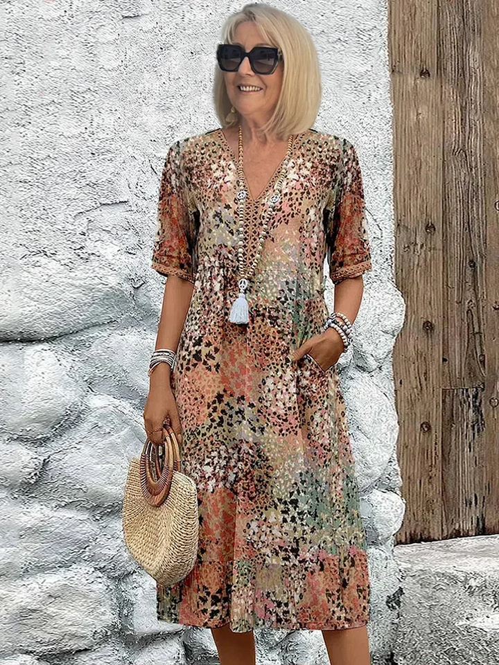 Veronica™ - Vibrant Midi Dress