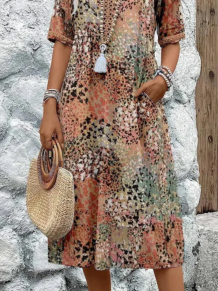 Veronica™ - Vibrant Midi Dress
