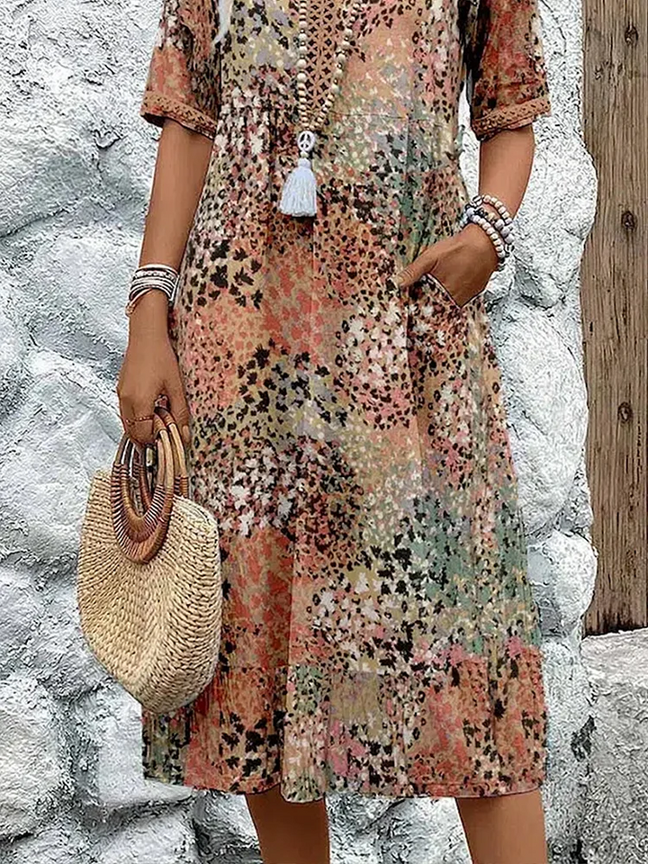 Veronica™ - Vibrant Midi Dress