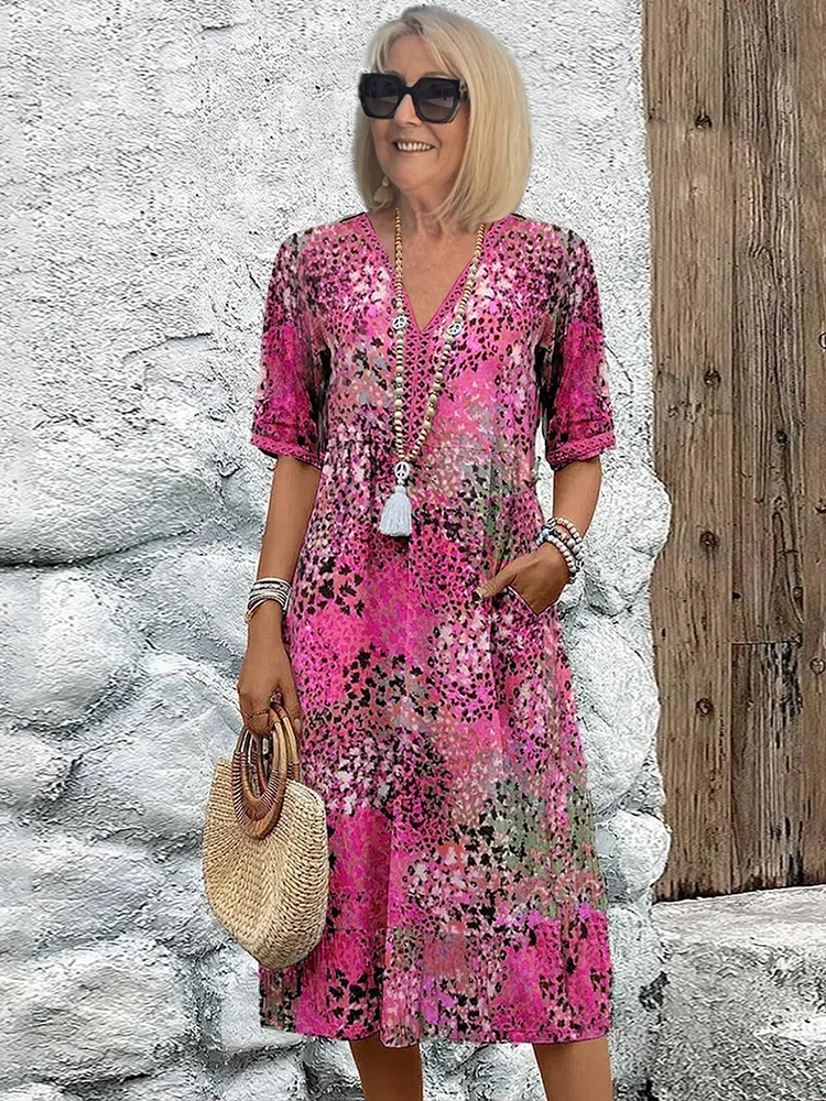 Veronica™ - Vibrant Midi Dress